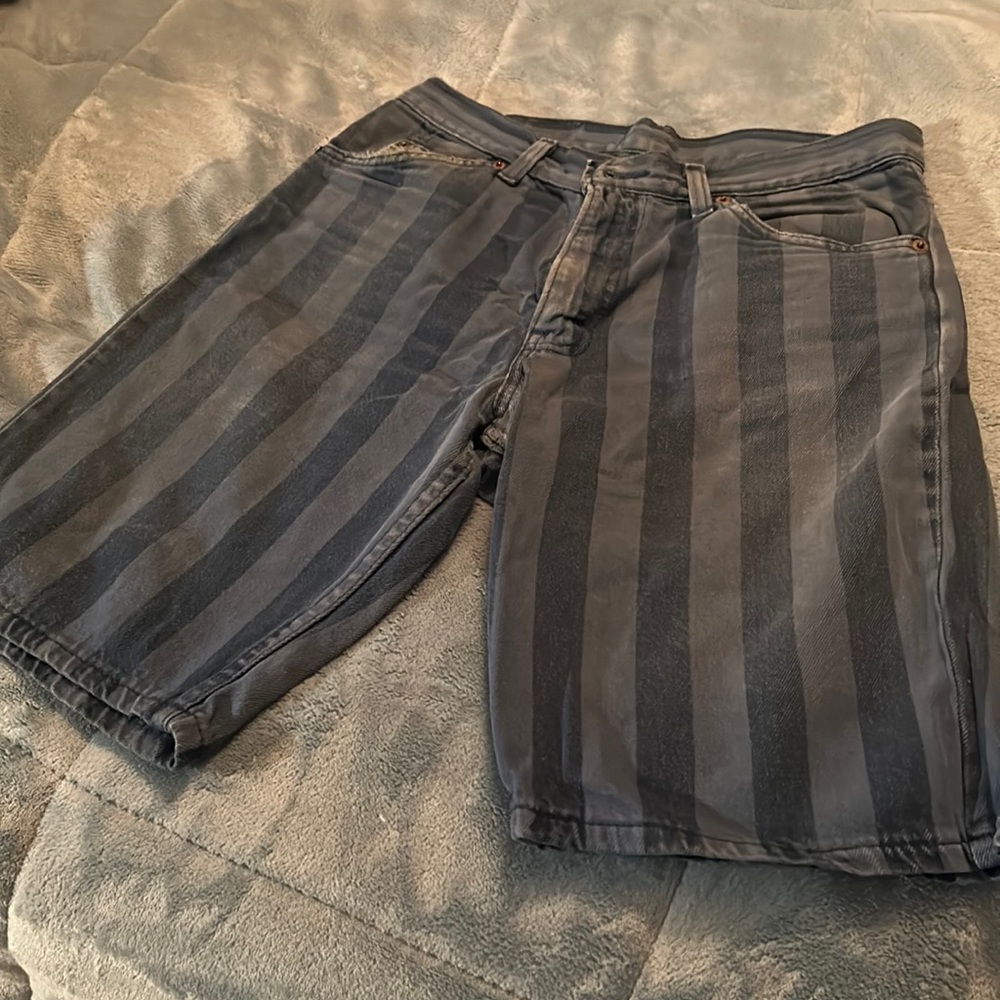 Vintage Levi’s striped shorts